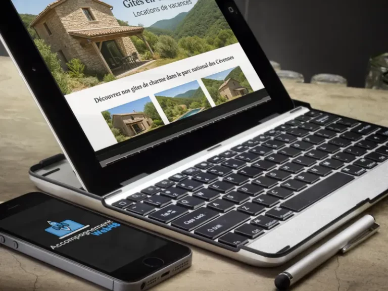 Site web pour gîte et hébergement touristique