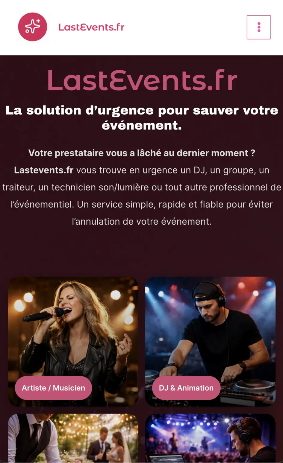 LastEvents.fr – plateforme d