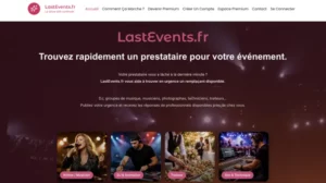 site web saas pro lastevents fr image