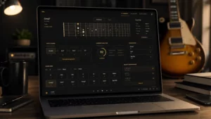 GuitarHarmonyLab : création d’une application web React et WordPress pour guitaristes guitarharmonylab photo image